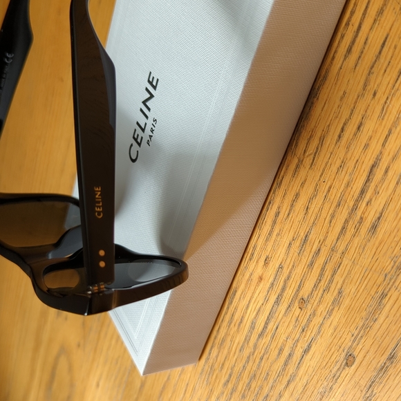 Celine Sunglasses, Black, 54MM modified round - Picture 3 of 3